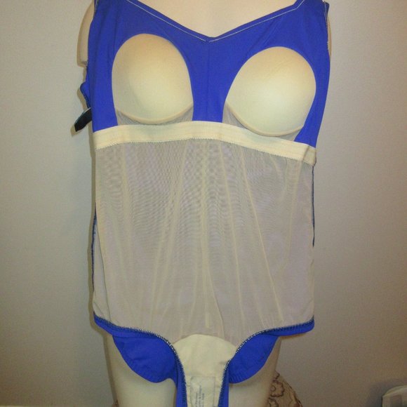 NWT Maxine of Hollywood Royal Blue Swim Suit size L/XL - Picture 8 of 9